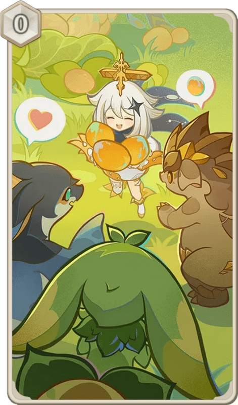 竜の仲間たちの食事（カード）の画像