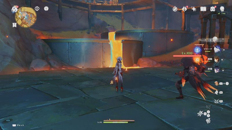 解放された竜と共に敵を倒す