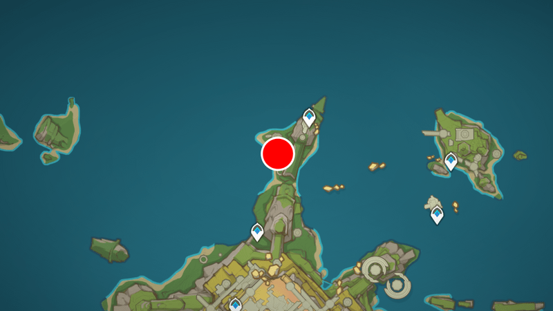 オシカ・ナタ北西側の海岸:光の刻印Ⅳ