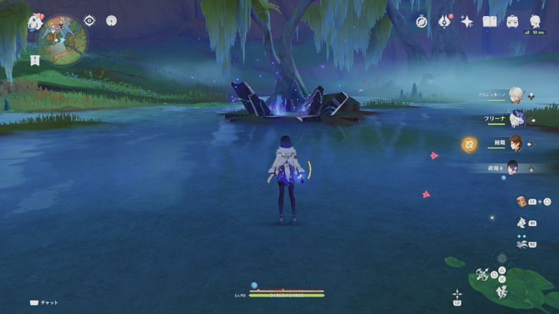 聖火競技場南部にある黒い結晶