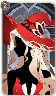 焦げた魔女の帽子（カード）の画像