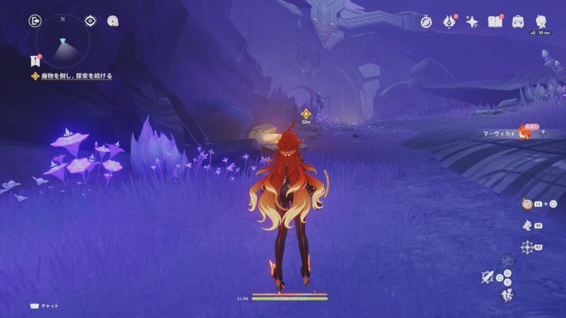 マーヴィカを操作して敵を倒しながら先に進む