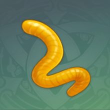 ワームの疑似餌