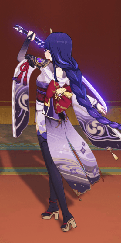 雷電将軍ポーズ