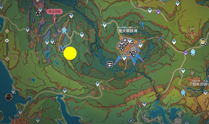 蝕まれし源焔の主の場所