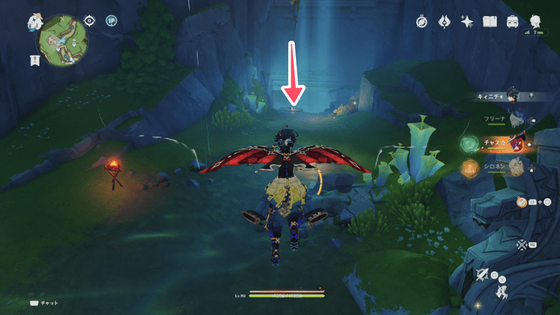 ワープ後、ひたすら地下に向かう3