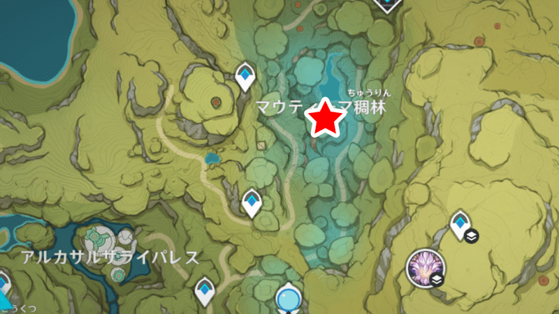 ヤグナ草がある場所に行く