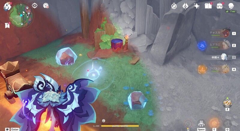 無色エリア西のカラフル幻写霊3