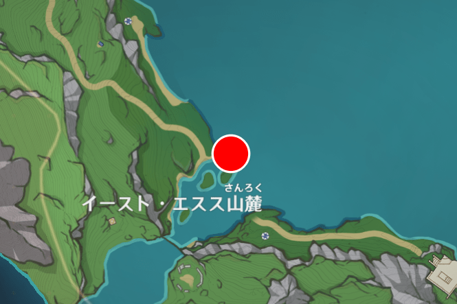 イースト・エスス山脈東マップ