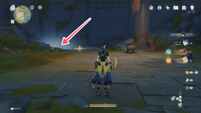 ワープ後、ひたすら地下に向かう1