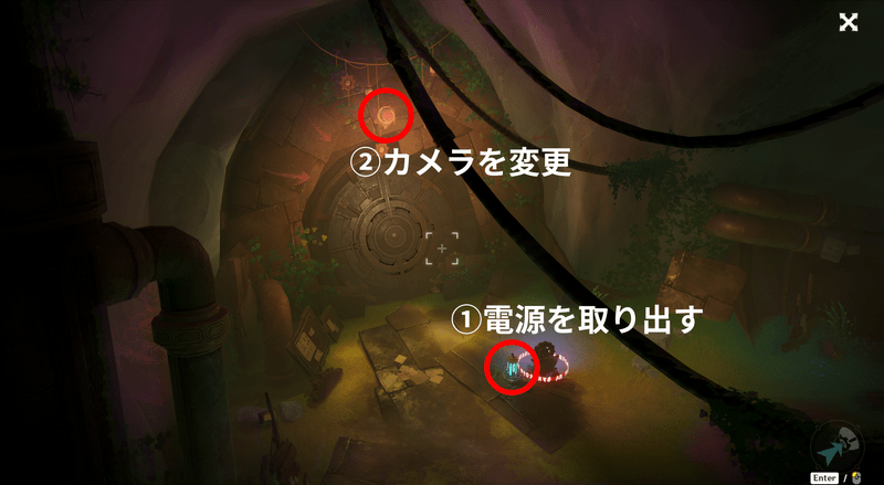 エネルギー装置から電源を取り出す