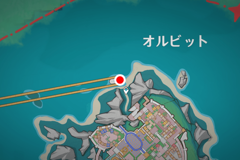 メッセージ4マップ位置