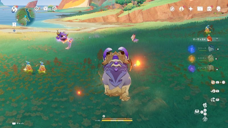 ②のライノ仔竜の場所3