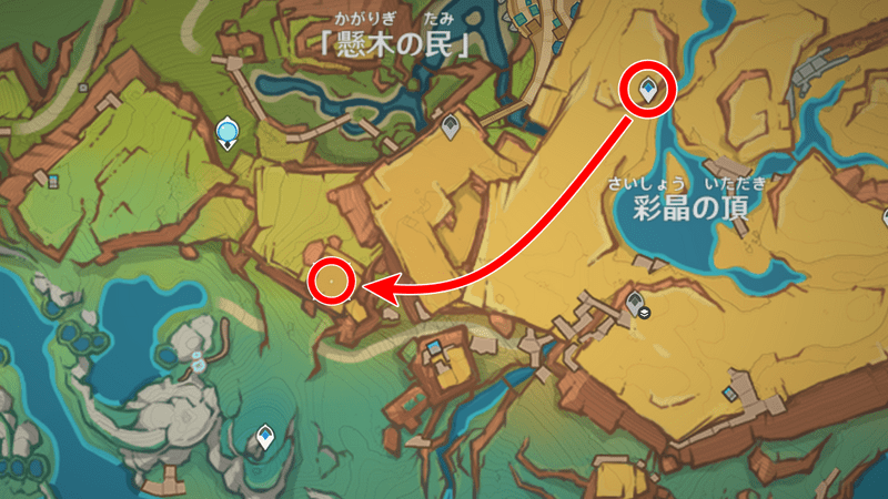 神骨の蛇姫地図