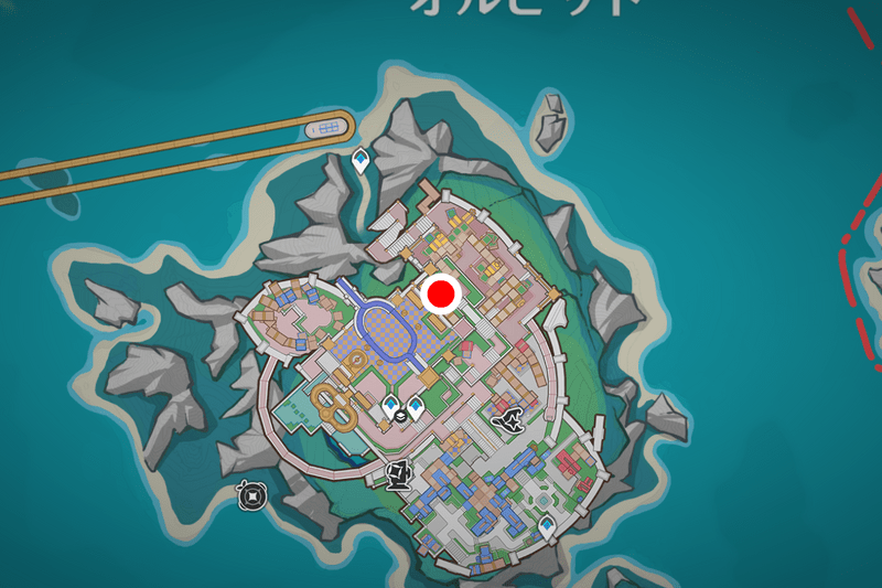 メッセージ3マップ位置