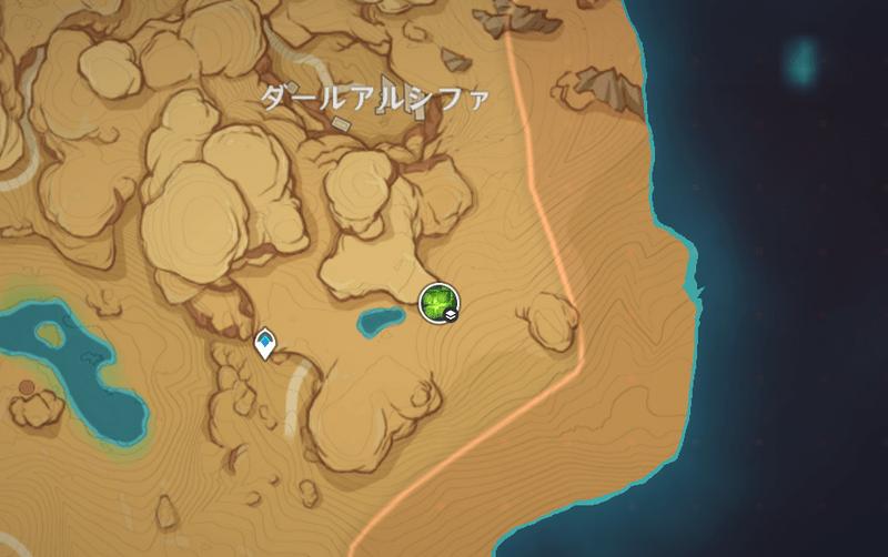 開始場所マップ