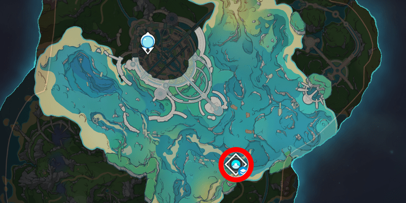 天賦本の秘境の場所