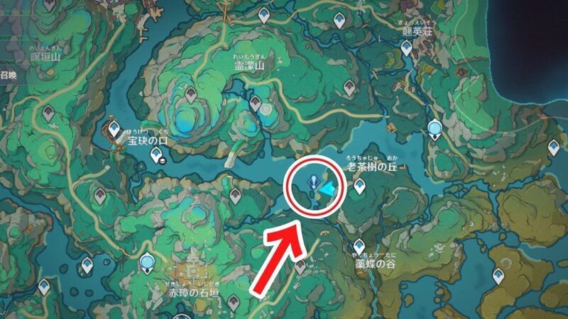 仙人遊荘の受注場所