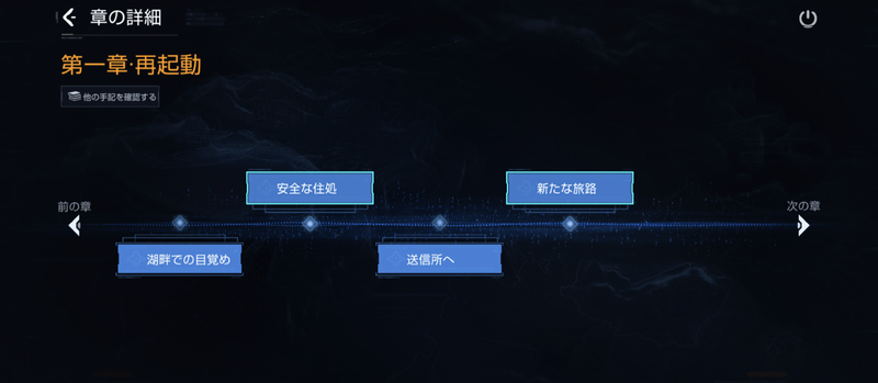 ストーリー第1章をクリア
