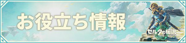 ティアキンのお役立ち情報