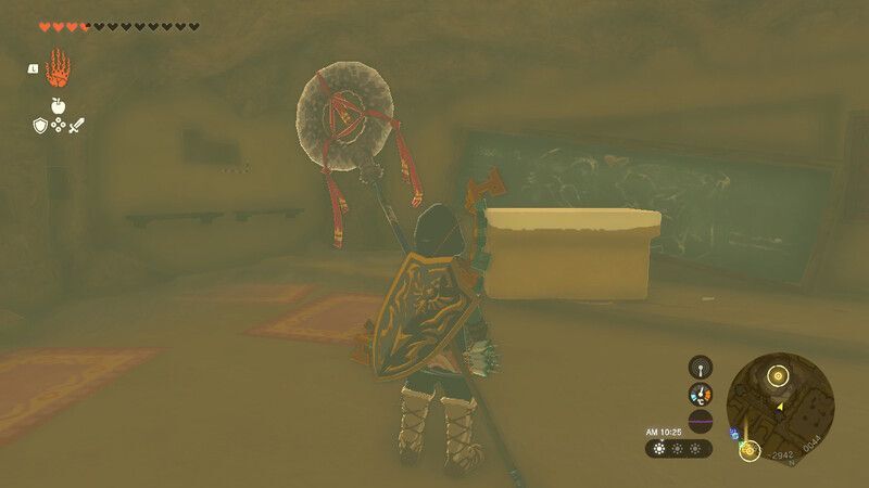 子供の後を追う