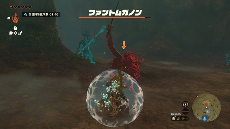 水の神殿の攻略後ならシドのスキルも強い