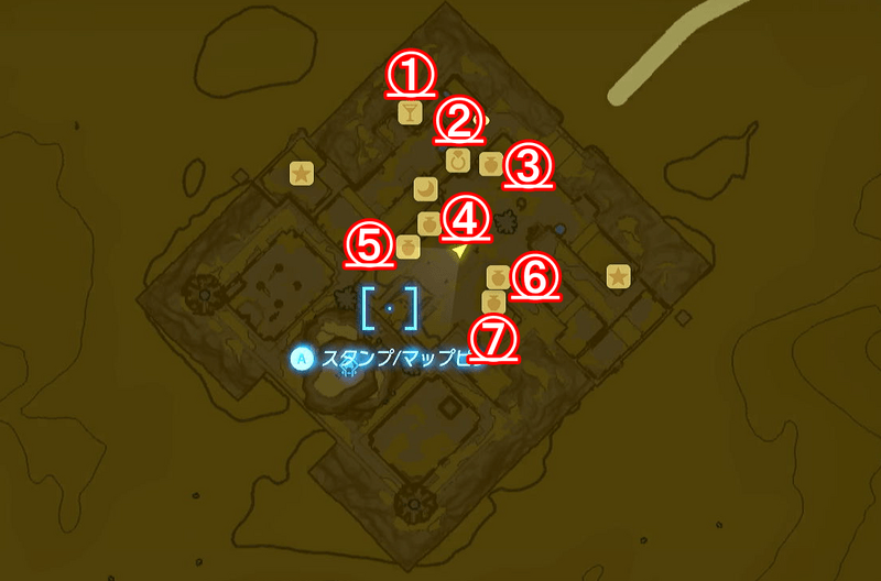 ゲルドの街の店一覧