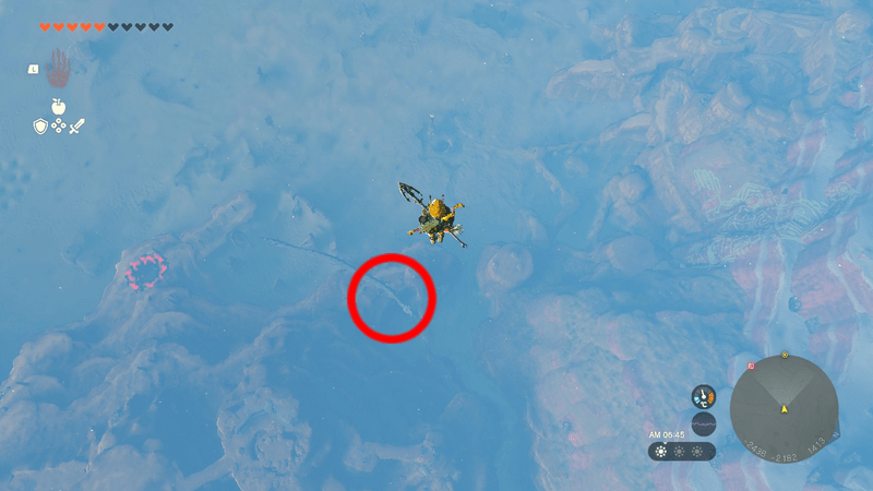 鳥望台からジャンプして探す