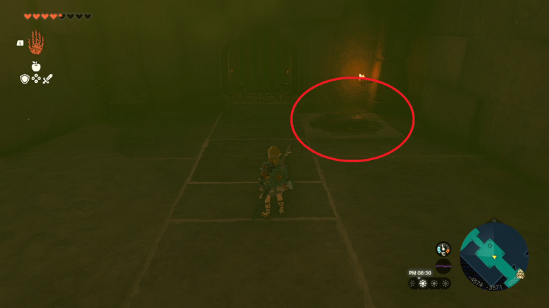 スイッチの場所