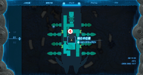 B1のマップ画像