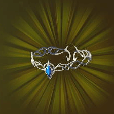 サファイアの頭飾り