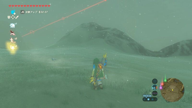 標高が高い場合