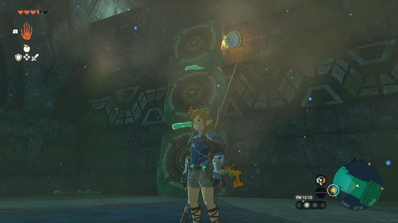 石を壁に立てかける