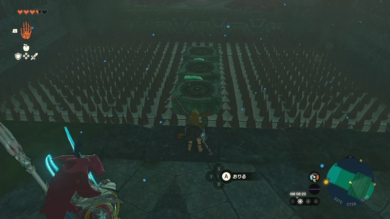 石を繋げて道を作る