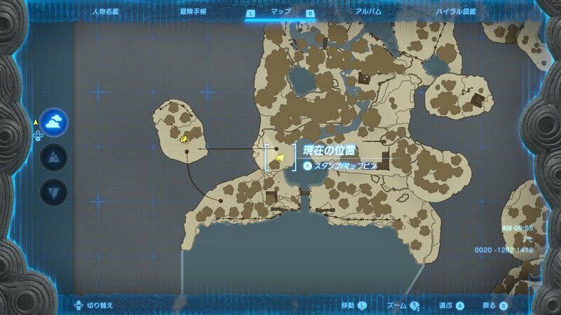 空のコログの実2のマップ画像