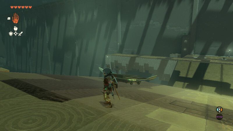 「台車×翼」を右側の足場に運ぶ