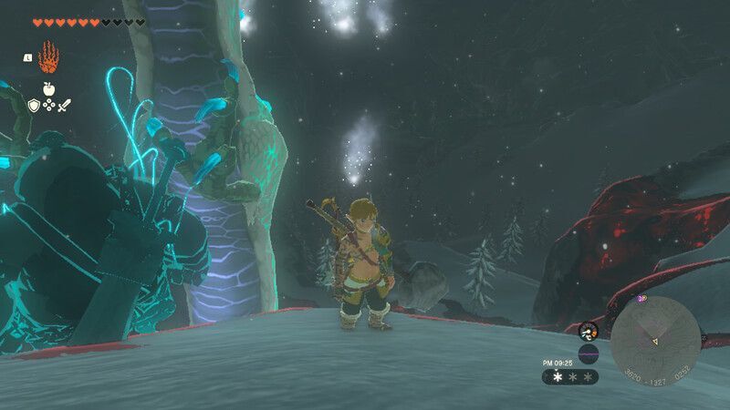 ネルドーラ雪原の深穴で待つ