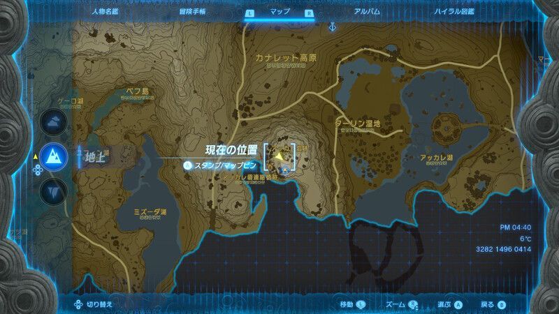 アッカレ砦洞窟のマップ画像2