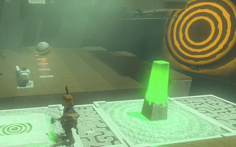 右側の壁に当てて宝箱獲得