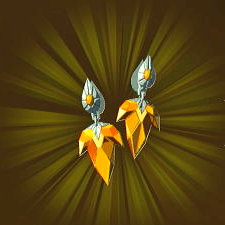 コハクの耳飾り