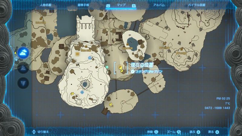 空のコログの実3のマップ画像