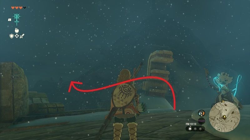 チューリと共に空に浮かぶ島に向かう