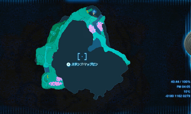 ハイラル城宝箱マップ