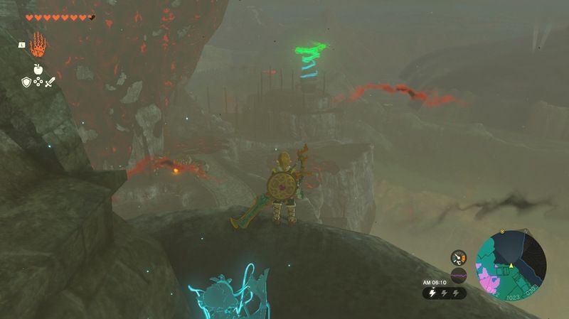 視界にある祠まで移動する