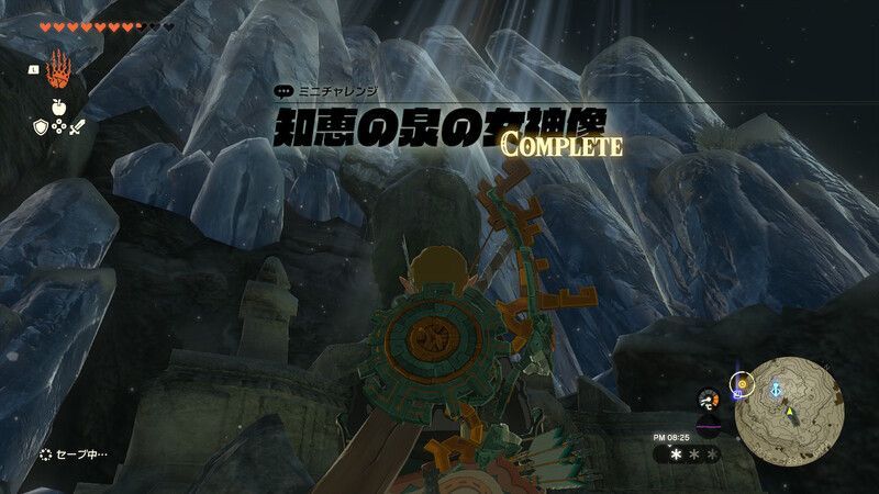 ミニチャレンジ「知恵の泉の女神像」をクリア