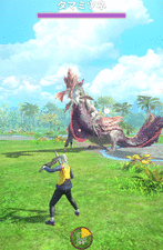 水ブレス（一直線→横）