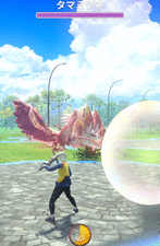 泡ブレス+回転攻撃