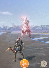 尻尾の叩きつけ