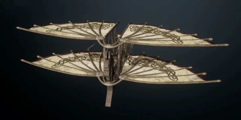 巨人族のハンググライダー