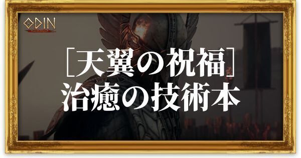 ［天翼の祝福］治癒の技術本のアイキャッチ